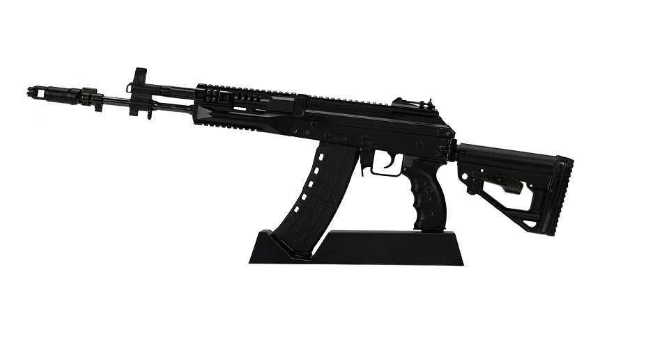 GoatGuns 1/3 Scale Die Cast Modern AK12 Rifle Model "” Tactical Black