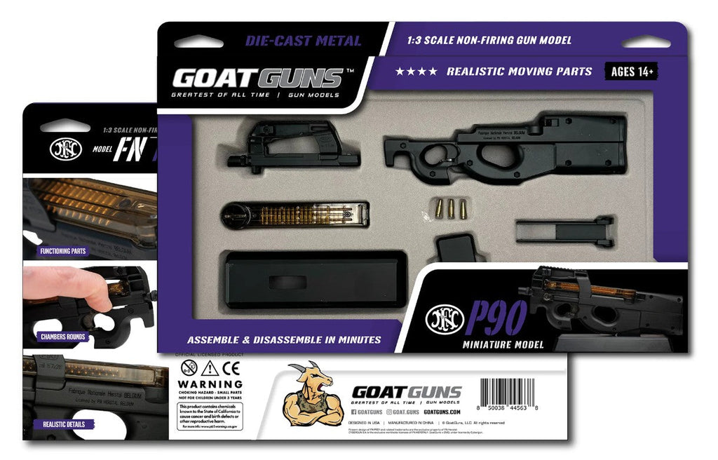 GoatGuns 1/3 Scale Diecast FN Herstal P90 Submachine Gun Model