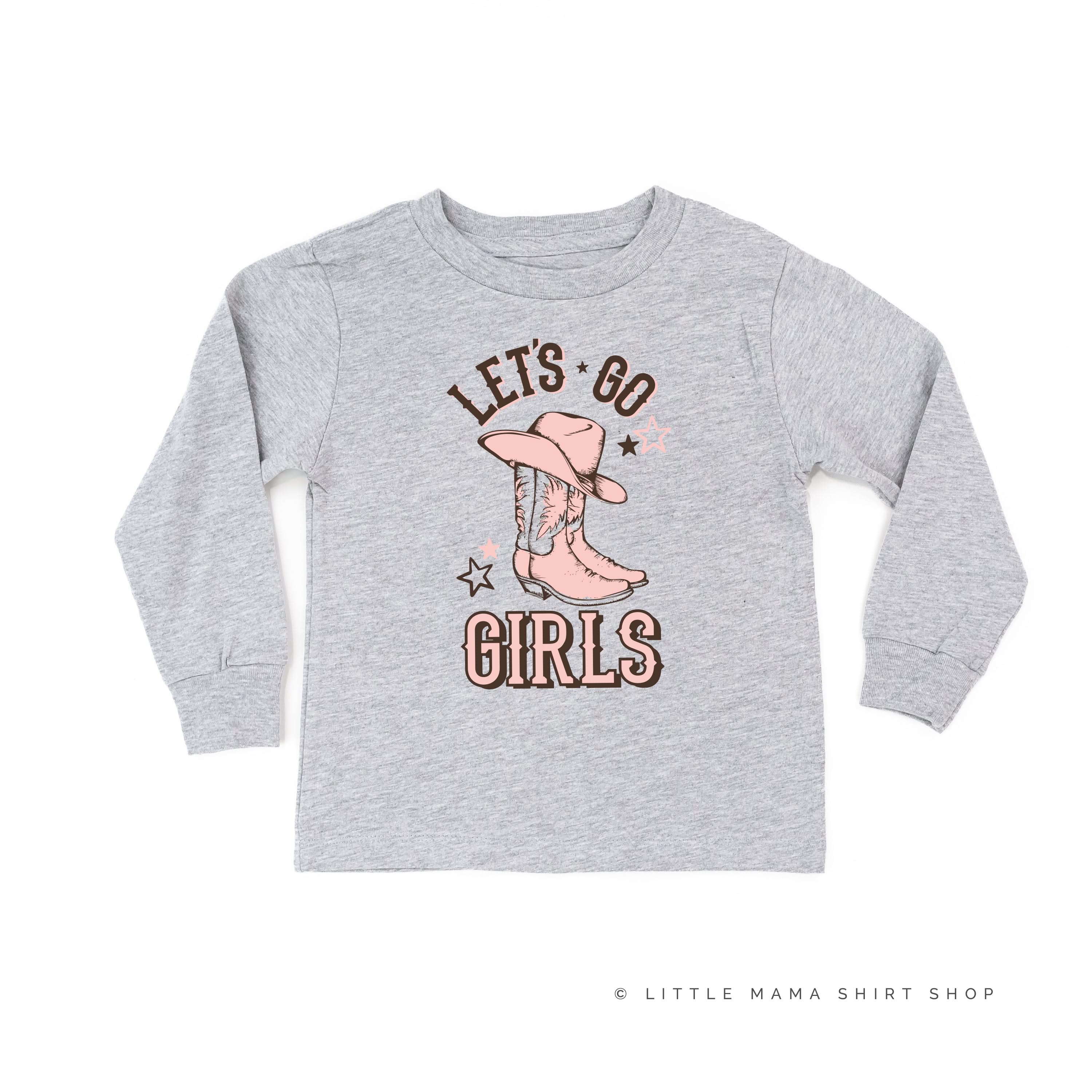 Let's Go Girls - (Cowgirl) - Child Long Sleeve Tee