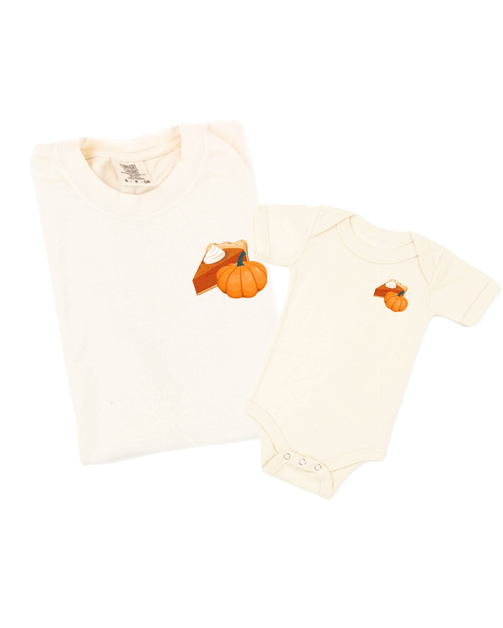 Homemade Pumpkin Pie - Set of 2 Coordinating Tees
