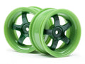 HPI Racing Work Meister S1 Wheel Green 26mm 3mm Offset (2pcs) – 1/10 Touring