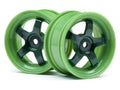HPI Racing Work Meister S1 Wheel Green 26mm 0mm Offset (2pcs) – 1/10 Touring