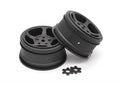 HPI Racing Vintage TA2 Wheels 26mm Black 0mm Offset (2pcs) for 1/10 Scale Touring Cars
