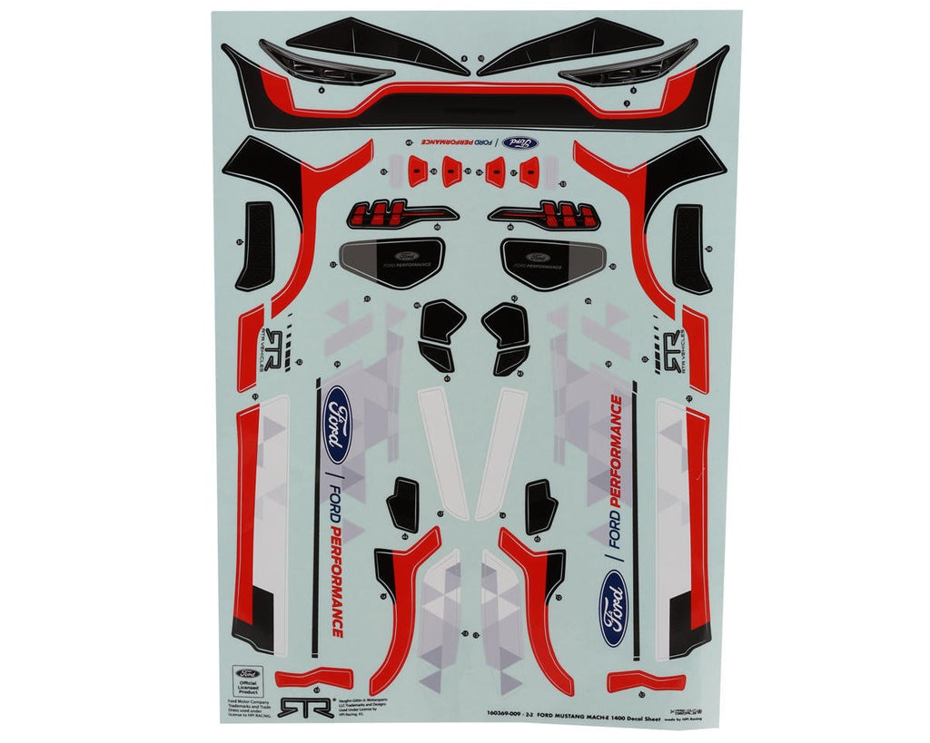 HPI Racing Ford Mustang Mach-E 1400 Clear Body — 200mm