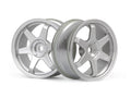 HPI Racing TE37 Wheel 26mm Matte Chrome (0mm Offset)