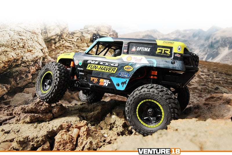 HPI Racing Venture18 U4 Flux Ford Bronco 4400 VGJR RTR Brushless 1/18 Crawler