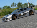 HPI Racing Nissan Silvia S15 Clear Drift Body Shell 200mm with Aero Kit and 3D Wing for 1/10 Scale Touring Cars