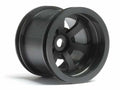 HPI Racing Scorch 6-Spoke Wheel Black 55x50mm (2pcs) for 1/10 Scale Trucks