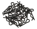 HPI Racing Large Black Body Pins 20 Pieces for RC Vehicles