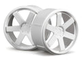 HPI Racing White Wheel Set 3 Designs for Micro RS4