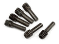 HPI Racing M4x2.5x12mm Black Screw Shafts (6-Pack) — Savage X