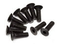 HPI Racing M3x10mm Flat Head Hex Screws (10-Pack)