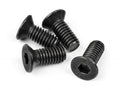 HPI Racing M4x10mm Thin-Type Flat Head Hex Socket Screws (4-Pack)