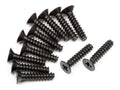 HPI Racing M2.6x12mm Self-Tapping Flat Head Screws (12-Pack)
