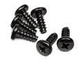 HPI Racing M4x10mm Self-Tapping Binder Head Screws (6-Pack)