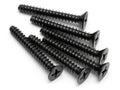 HPI Racing M4x30mm Self-Tapping Flat Head Screws (6-Pack)