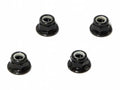 HPI Racing M5 Flanged Lock Nuts Black (4-Pack)