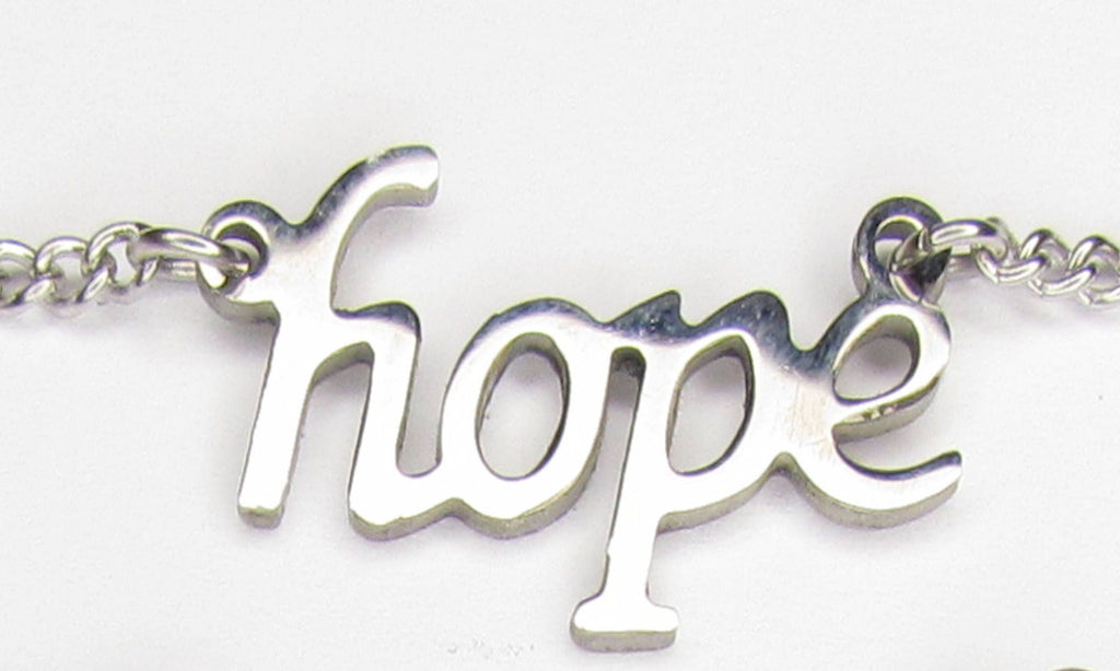 Silver Hope Faith Jesus Choker Necklace Cross Pendant Cutout Necklace Chain for Girls Women Christian Jewelry script jewellery