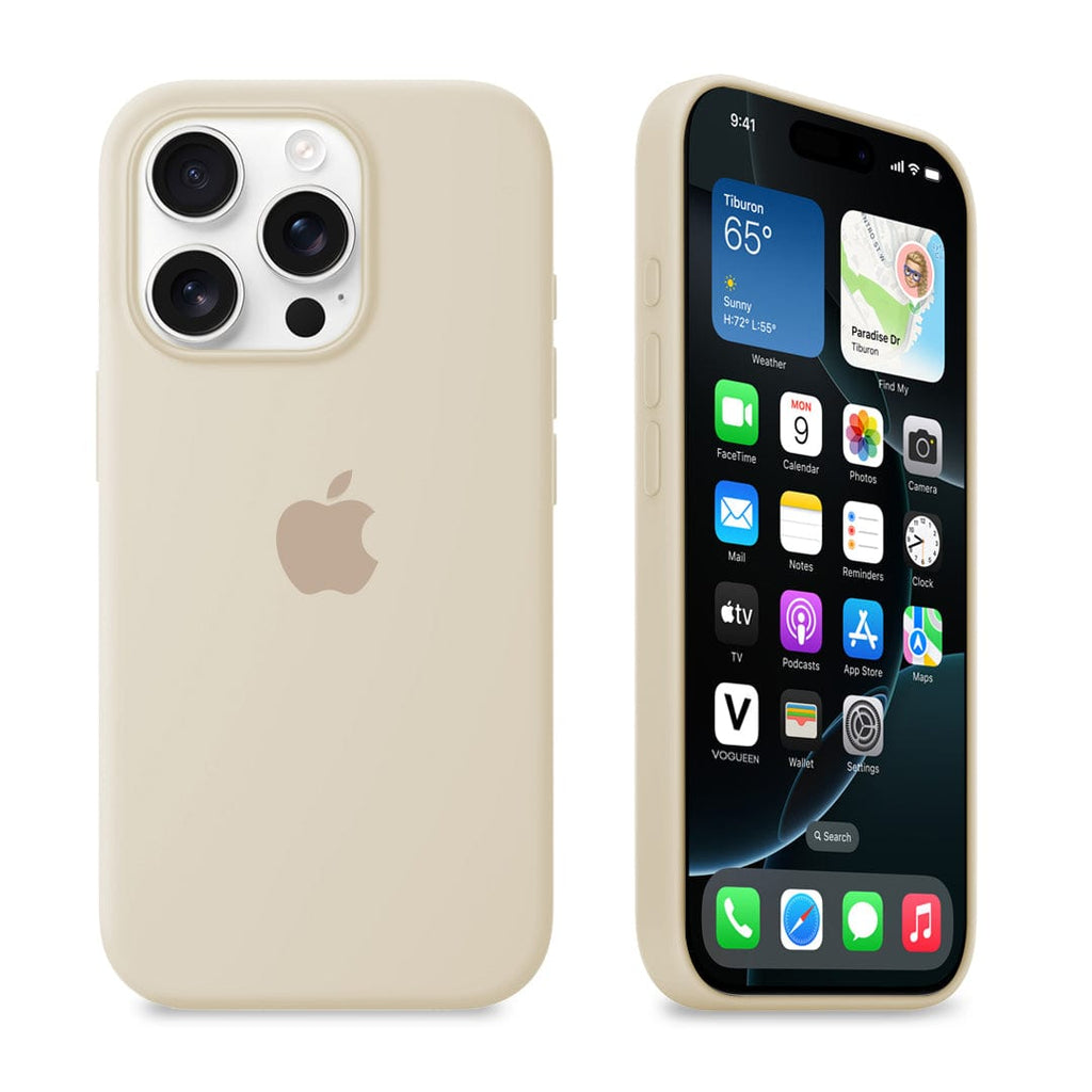 iPhone Silicone Case (Antique White)
