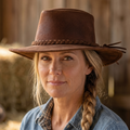 Canyons Leather Rancher Hat - Brown