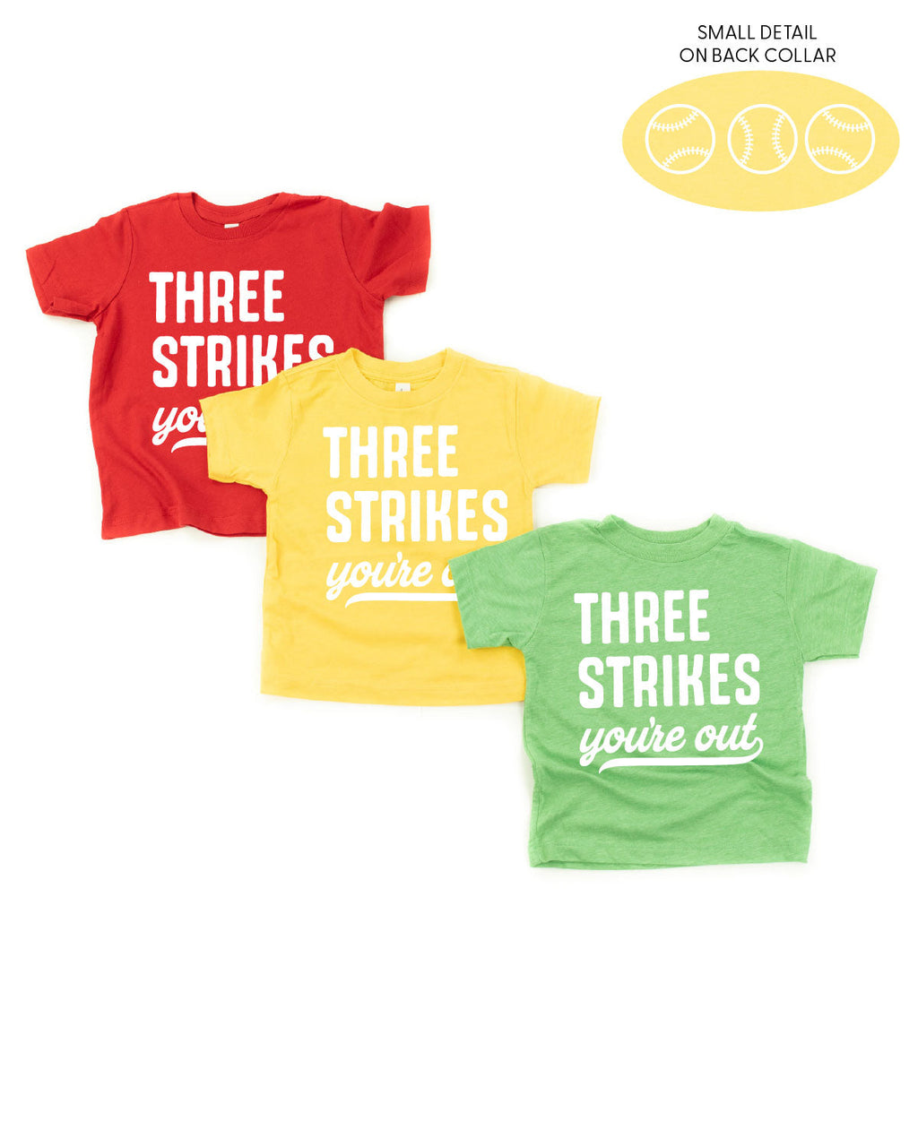 Three Strikes You're Out (bd) - Child Tee