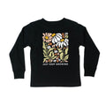 Just Keep Growing - Black Child Long Sleeve Tee
