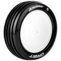 Louise R/C E-Orbit 1/10 2WD Front Buggy Tires Soft, Mounted White (12mm Hex)