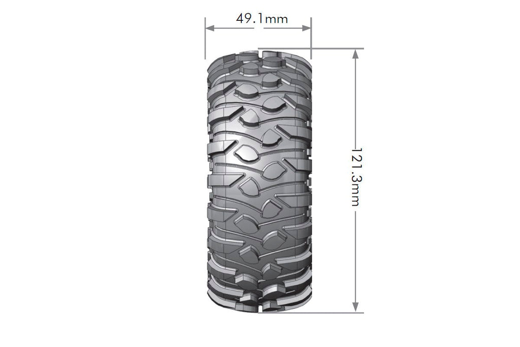 Louise R/C CR-Rowdy 1/10 1.9" Crawler Tires Super Soft Unmounted Pair