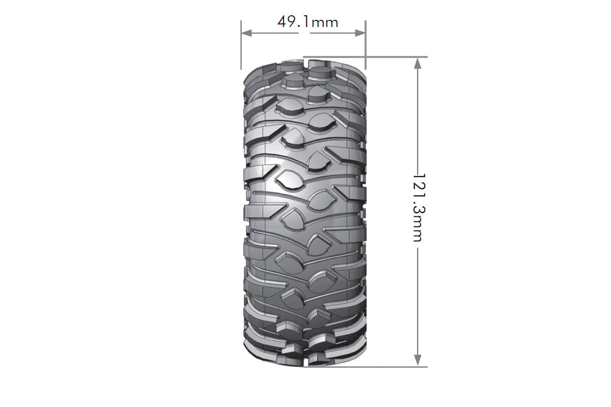 Louise R/C CR-Rowdy 1/10 1.9" Crawler Tires Super Soft Unmounted Pair