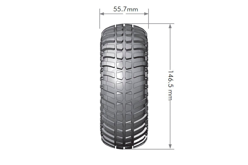 Louise R/C CR-Ardent 1/10 2.2" Crawler Tires Super Soft Unmounted Pair