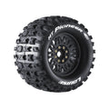 Louise R/C MT-Pioneer Sport 1/8 3.8" Monster Truck MFT Belted Tires, 17mm Hex (0" & 1/2" Offset)