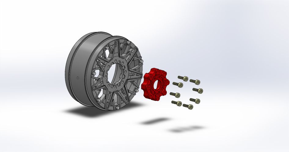 Louise R/C MFT B-Ulldoze 1/8 Buggy Tires Soft, 17mm Hex, 0" & 1/2" Offset (2)