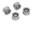 Louise R/C 8-Spoke Gray Wheels +1mm Offset for LMX
