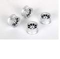 Louise R/C 8-Spoke Silver Wheels +4mm Offset for LMX
