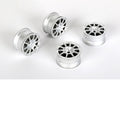 Louise R/C 10-Spoke Silver Wheels +1mm Offset for LMX