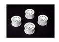 Louise R/C 10-Spoke White Wheels +1mm Offset for LMX