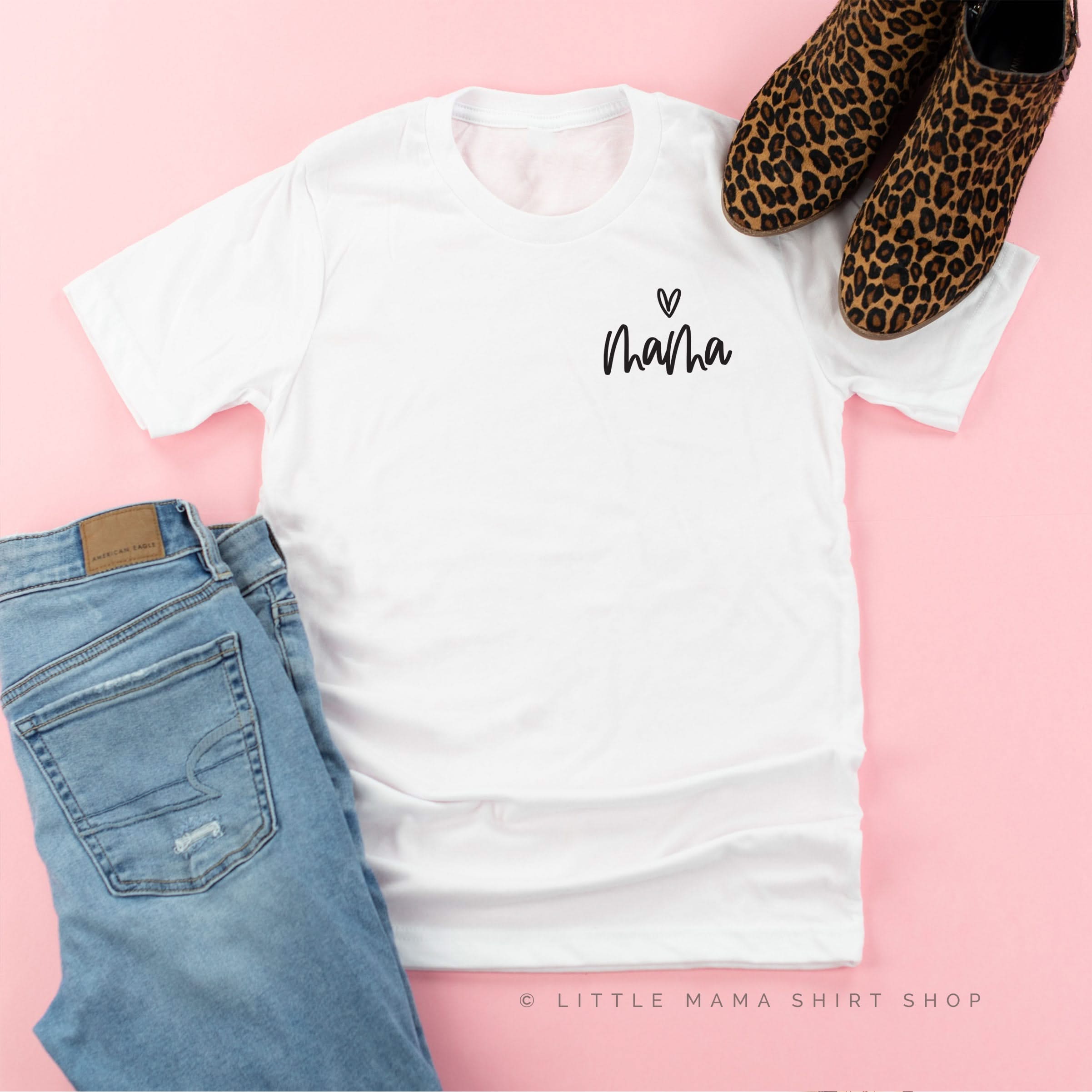 Mama - (Heart Above) - Unisex Tee
