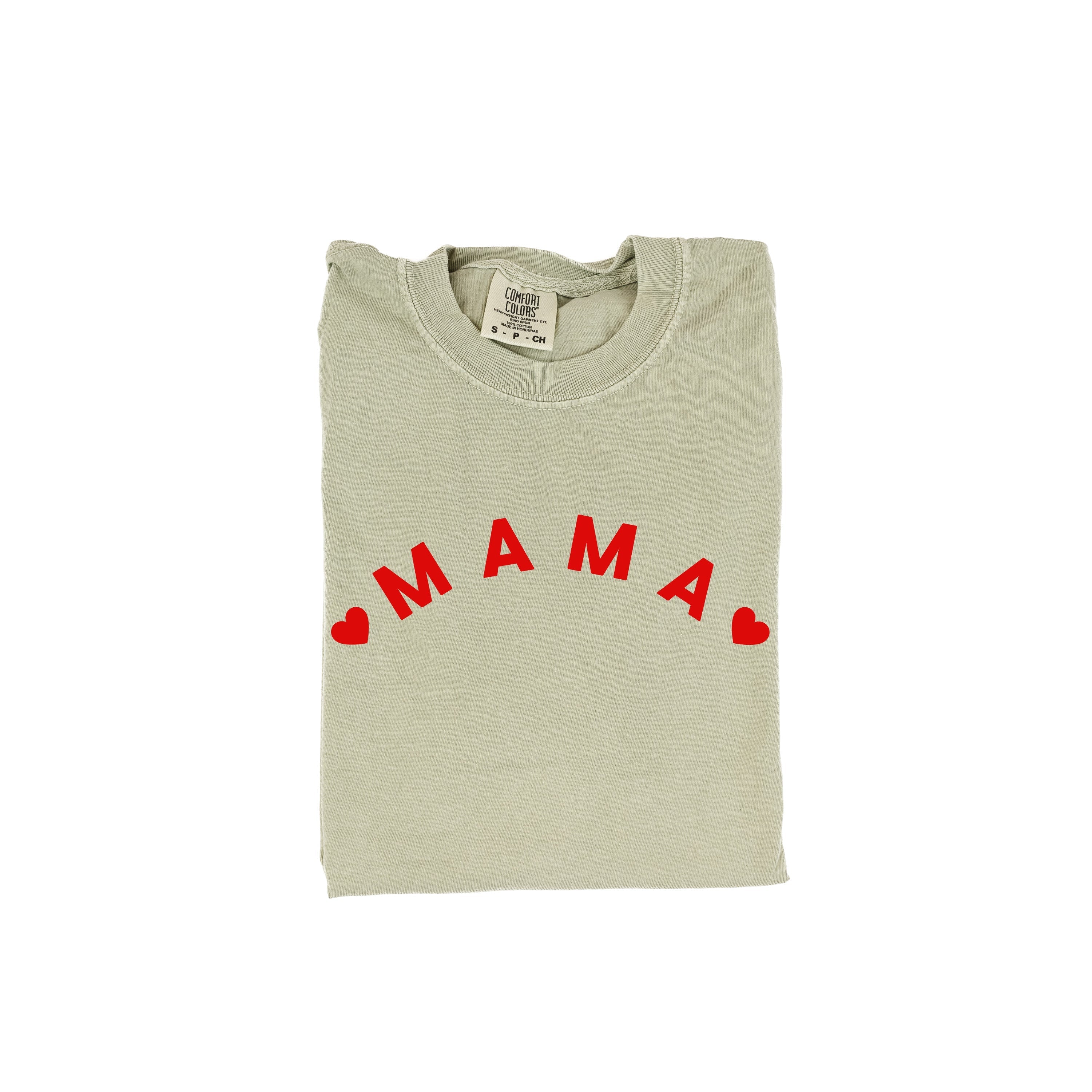 Mama (Two Hearts) - Comfort Colors Tee