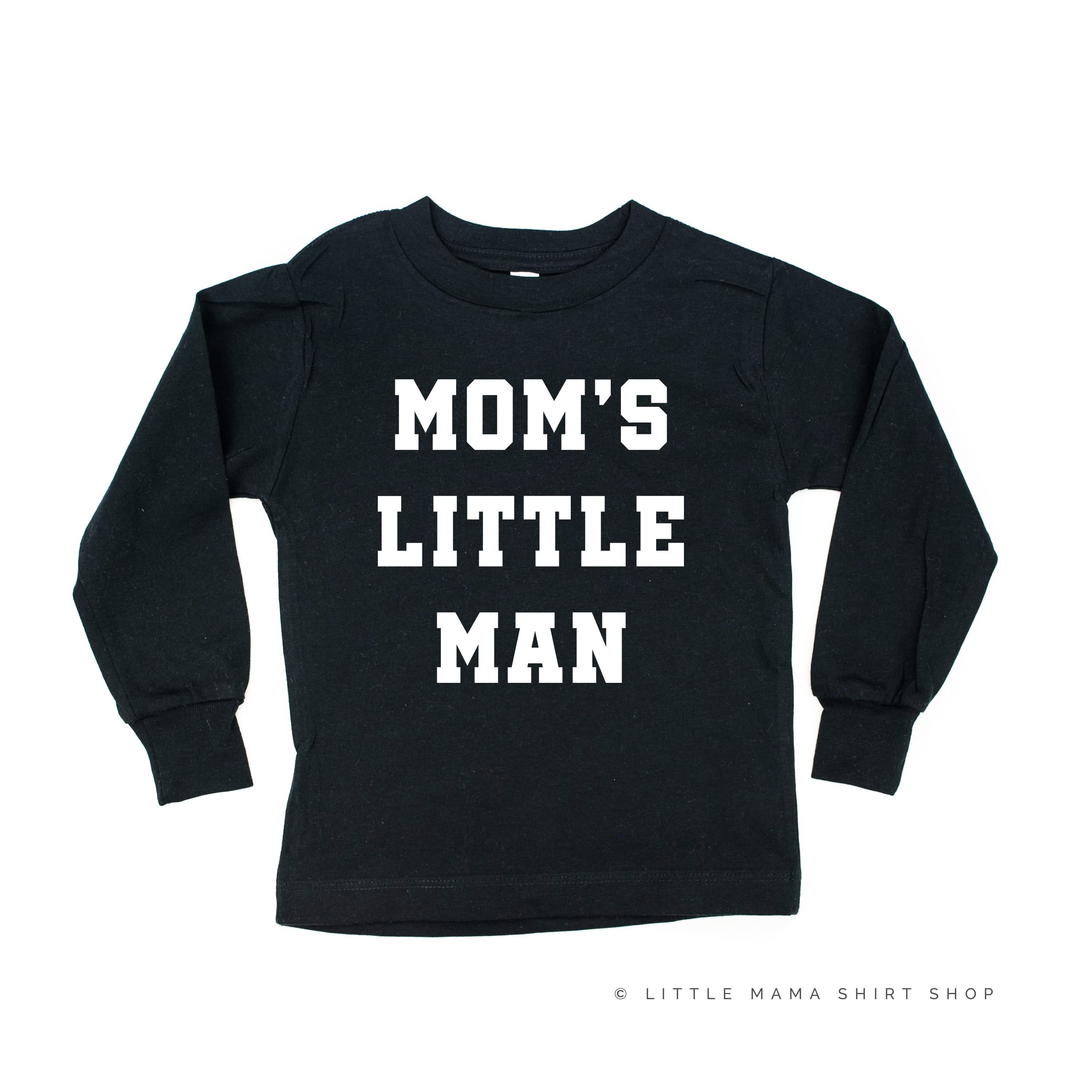 Mom's Little Man - Child Long Sleeve Tee