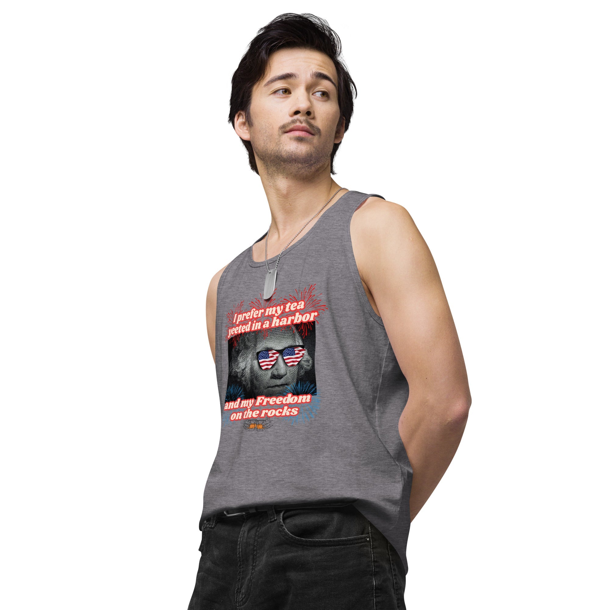 yeet tea - Men’s premium tank top