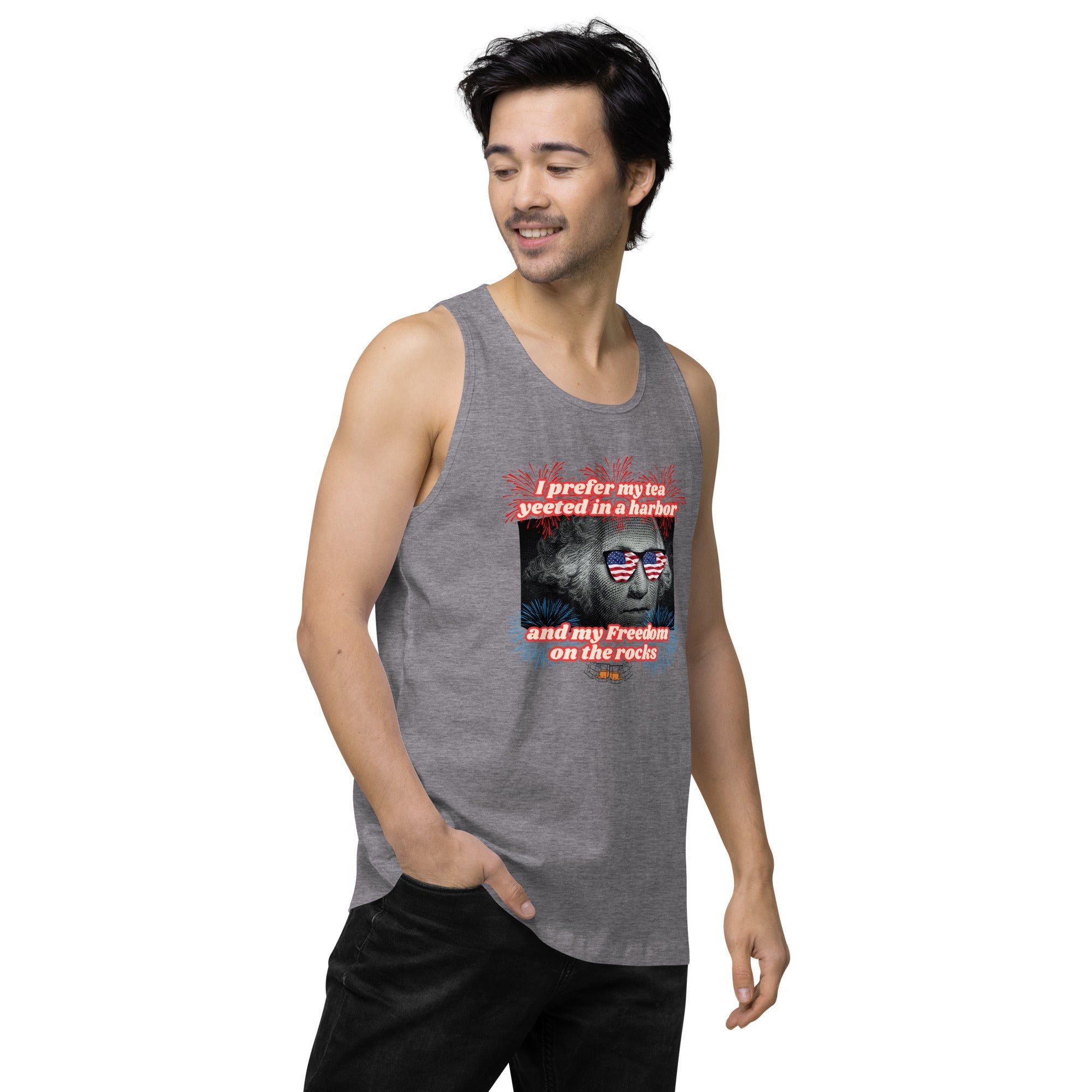 yeet tea - Men’s premium tank top