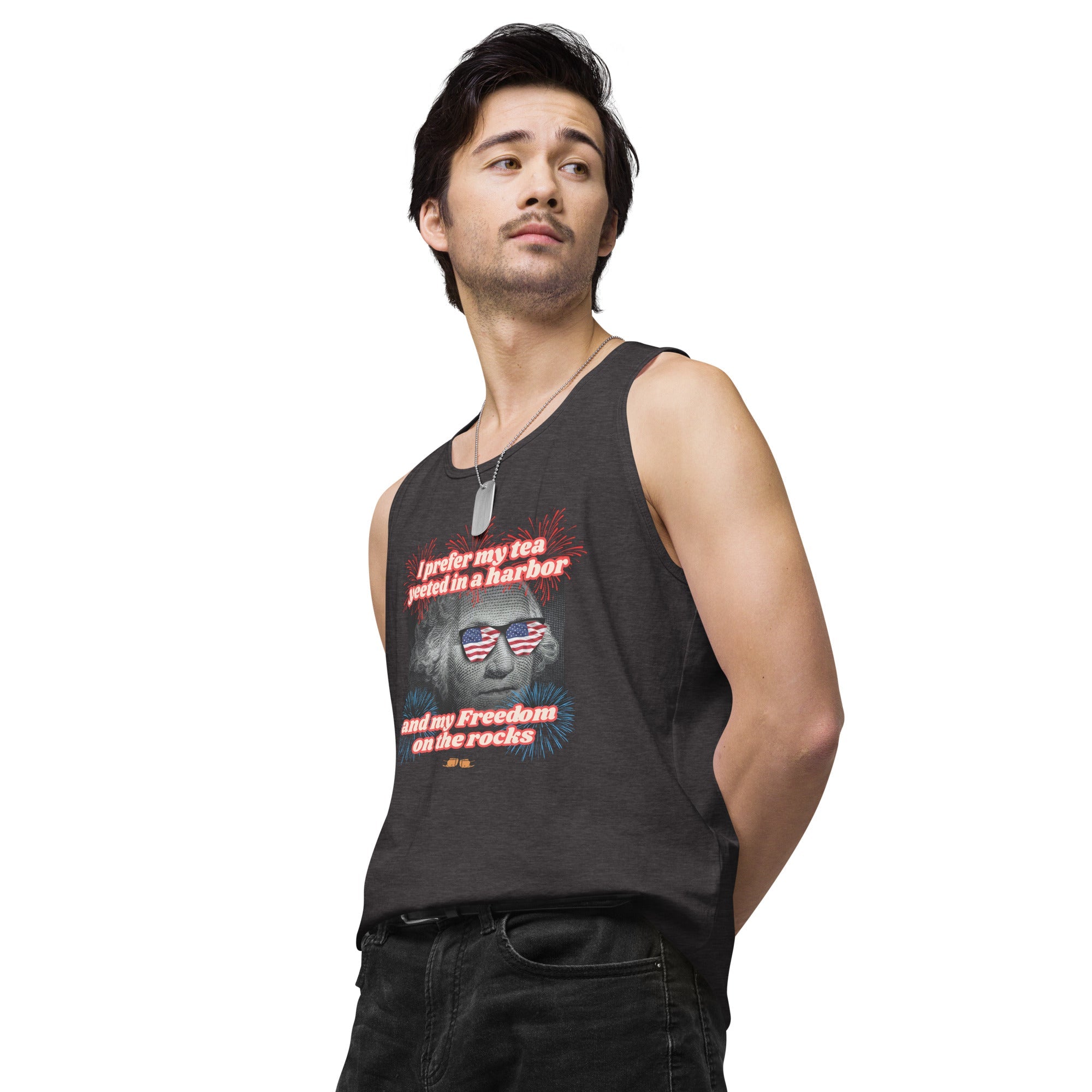 yeet tea - Men’s premium tank top