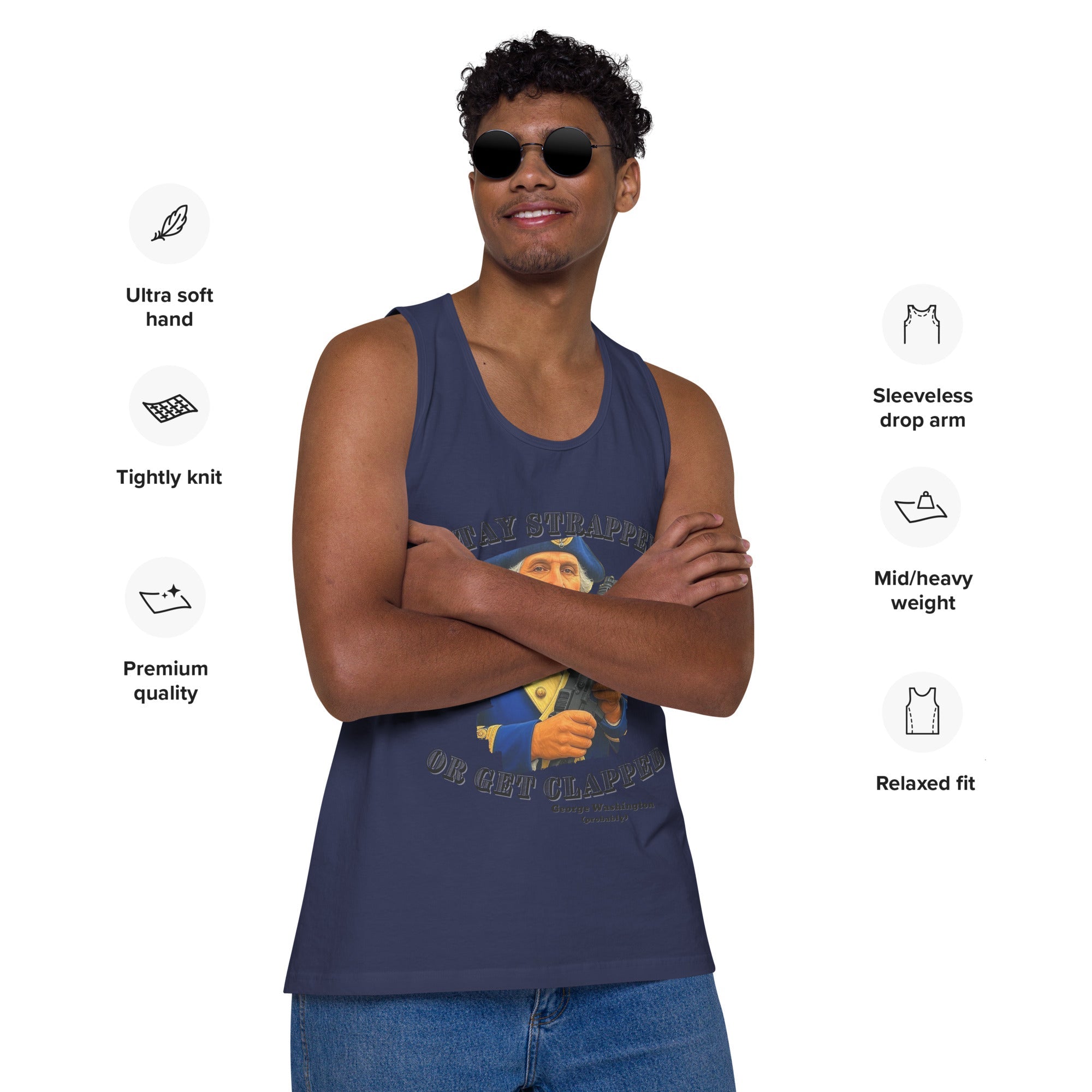 Stay Strapped - Men’s premium tank top