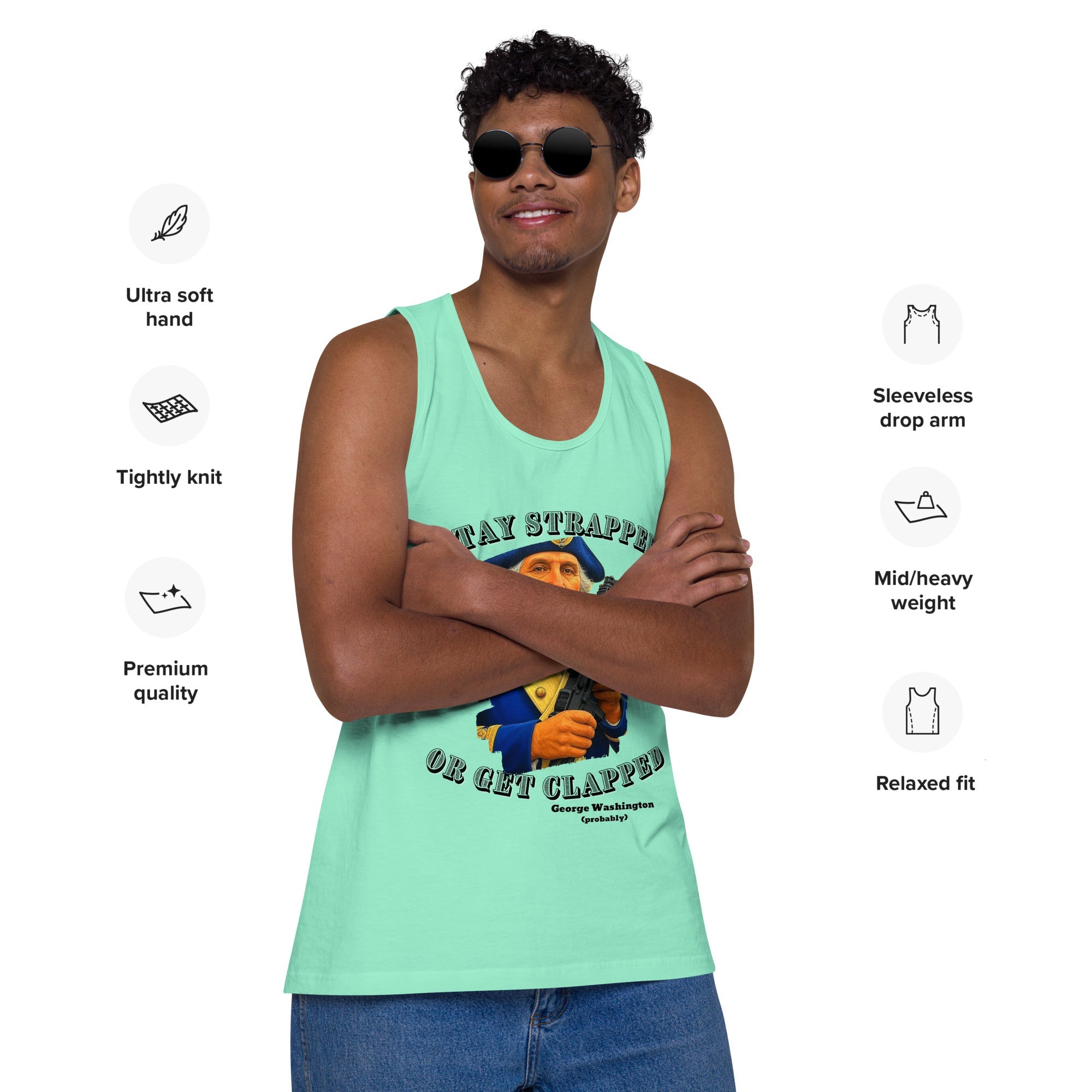 Stay Strapped - Men’s premium tank top