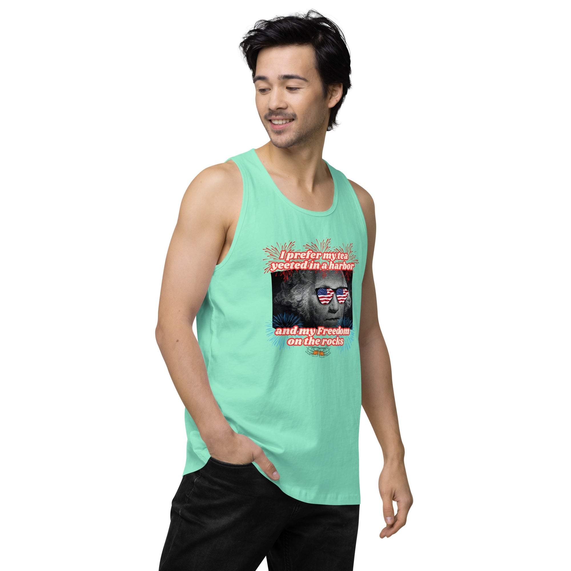 yeet tea - Men’s premium tank top
