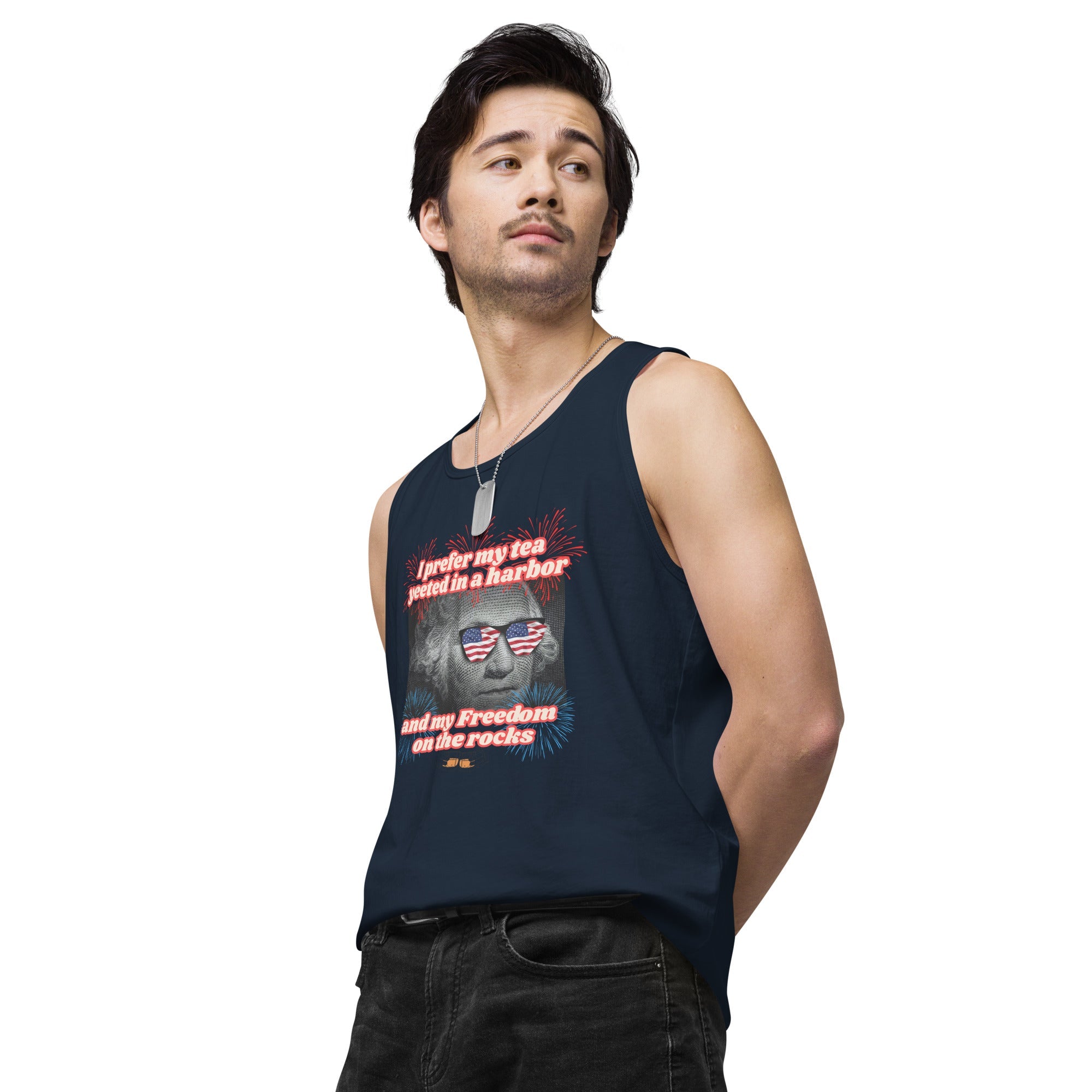 yeet tea - Men’s premium tank top