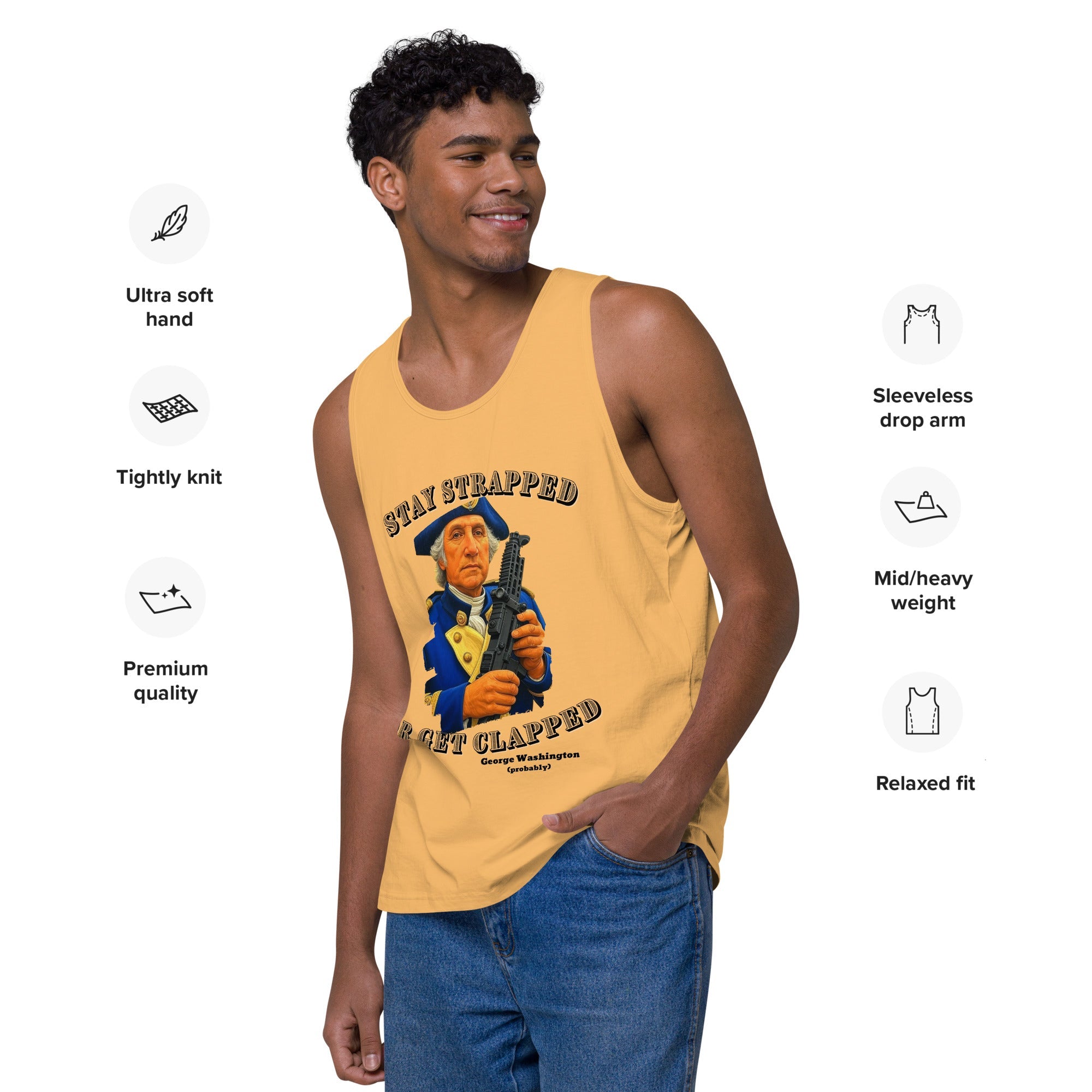 Stay Strapped - Men’s premium tank top