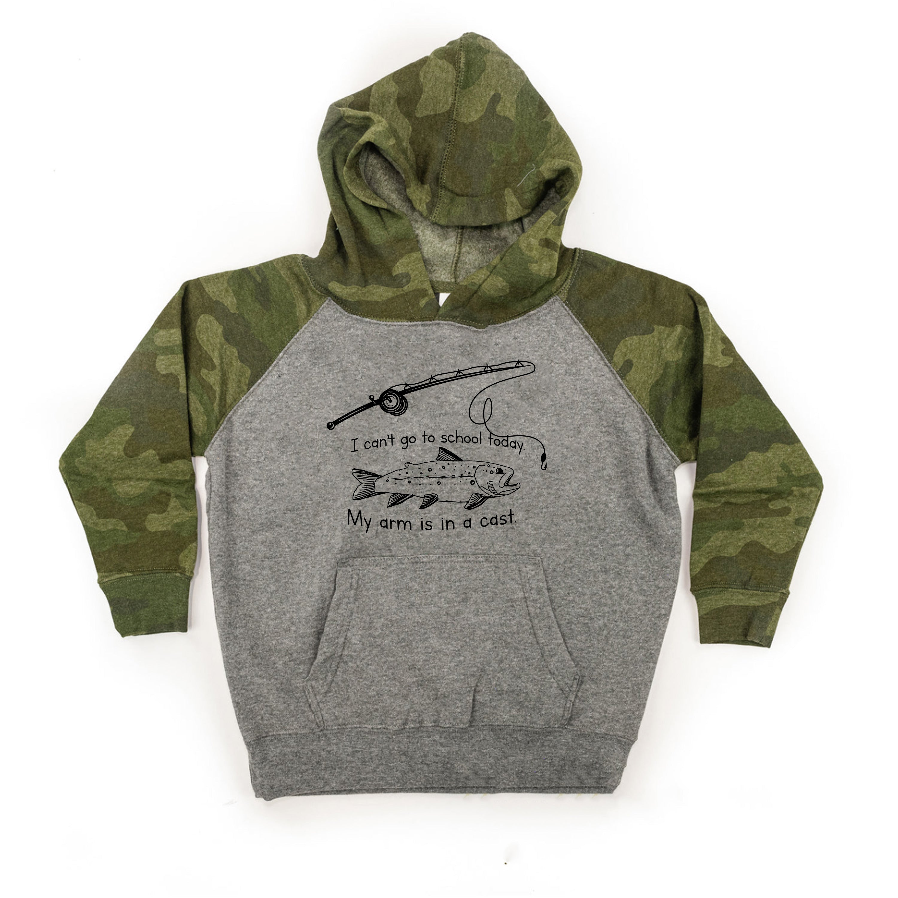 I Can't Go to School Today. My Arm Is In A Cast. - Child HOODIE