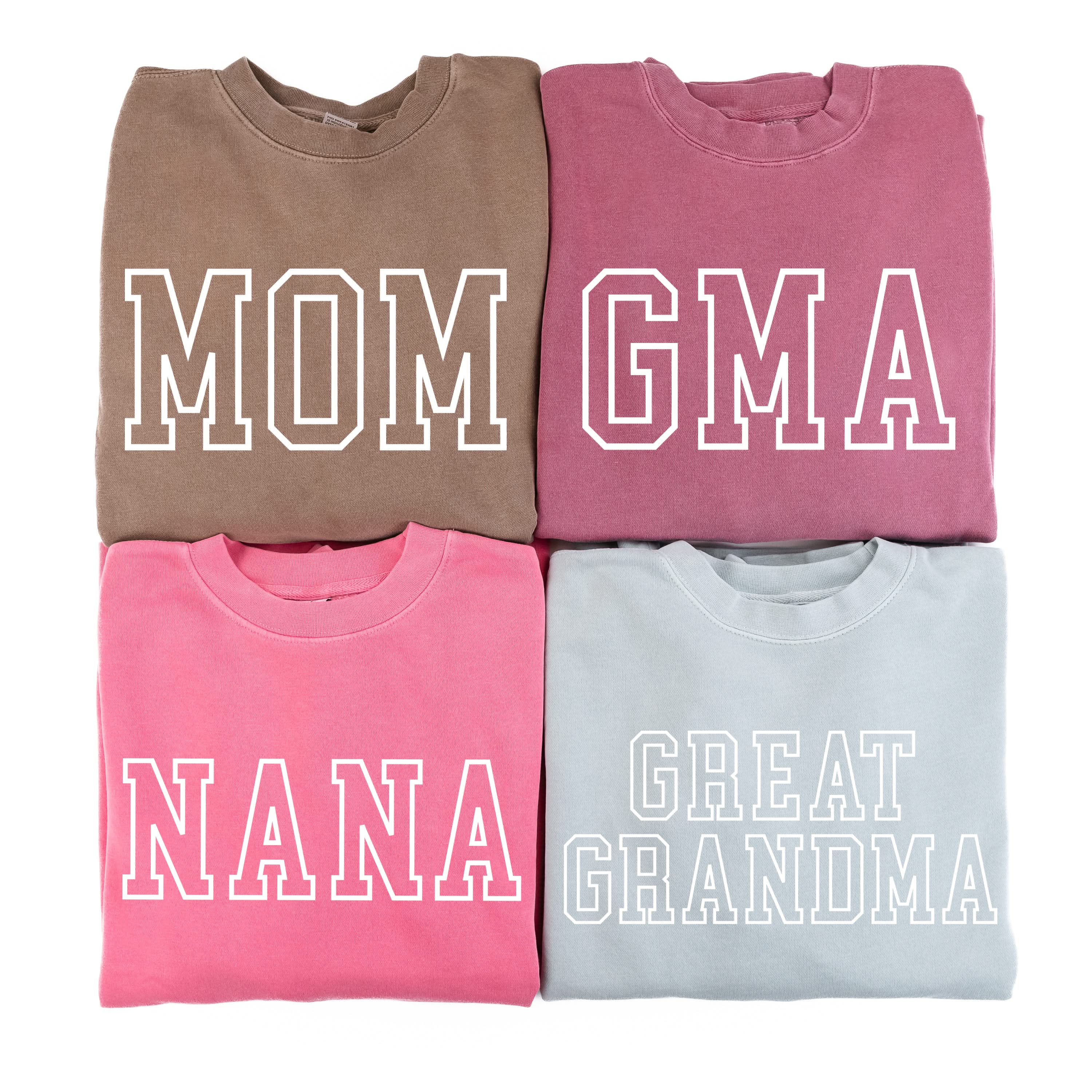 Embroidered PIGMENT Crewneck - OUTLINE NAME