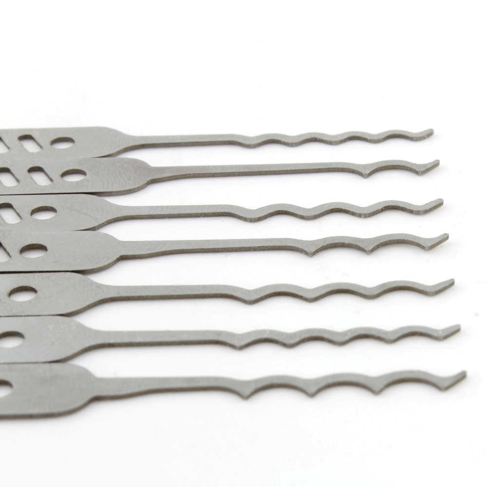 Lock Pick Rakes, the Nano, Covert EDC + Leather wallet by Dangerfield